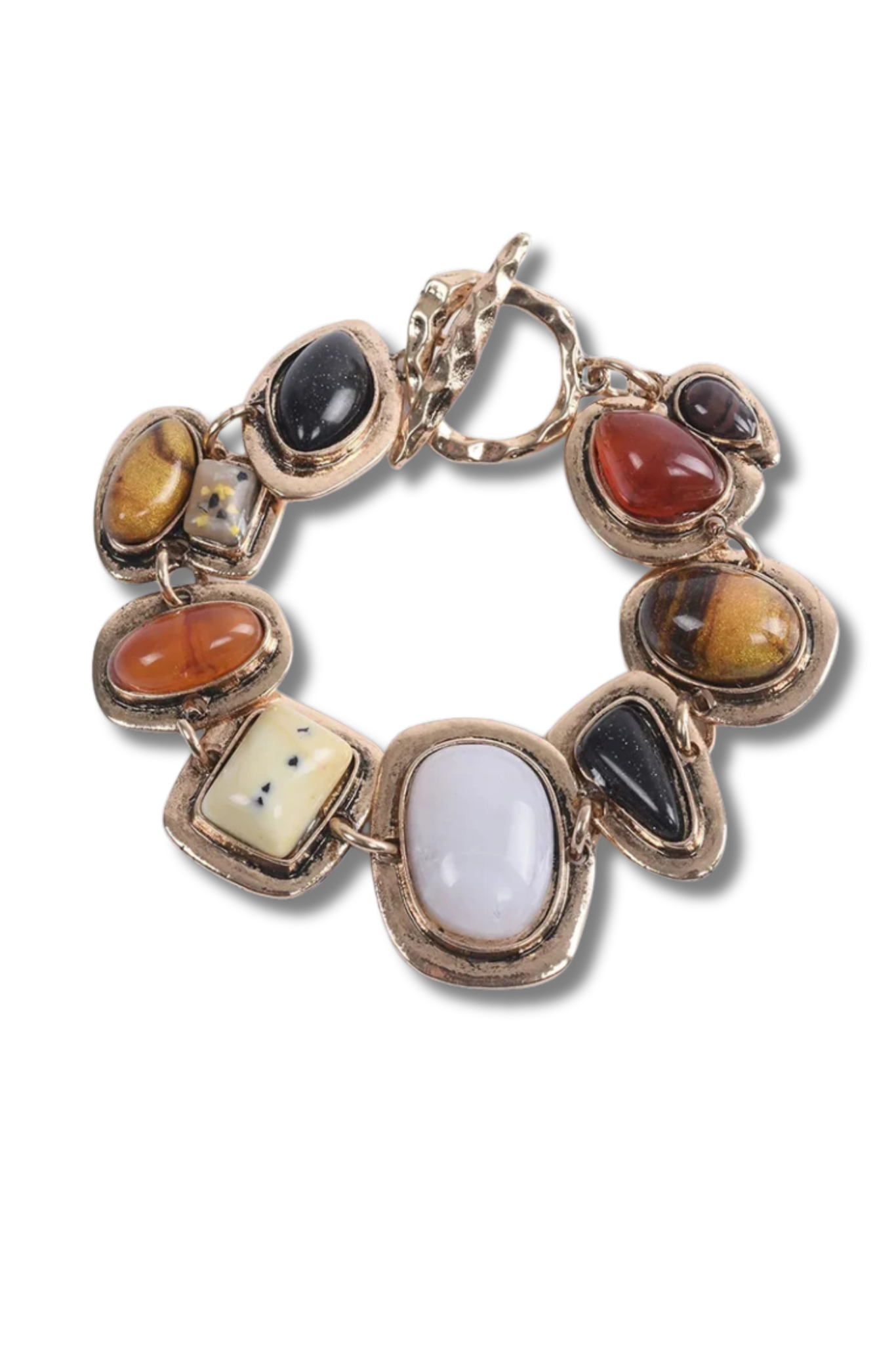 Stone Charm Bracelet