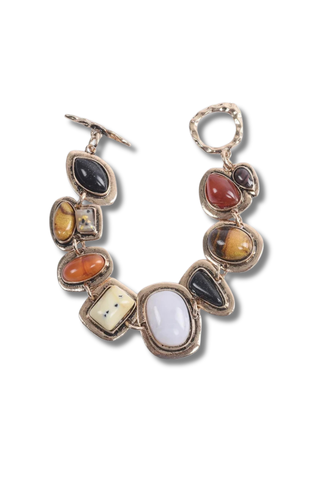 Stone Charm Bracelet