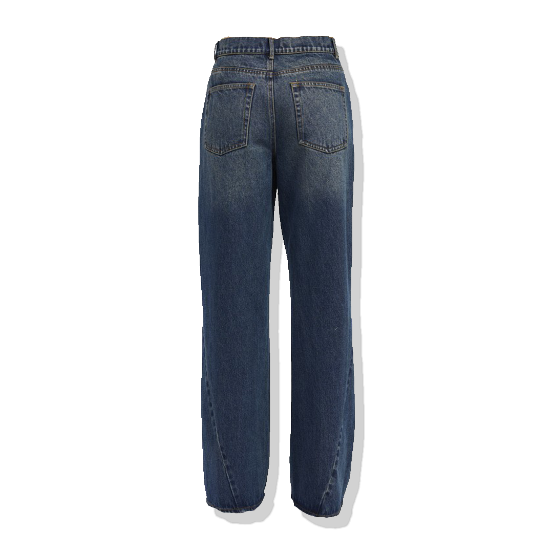 Eudora WIDE LEG DENIM PANTs WITH POCKETS